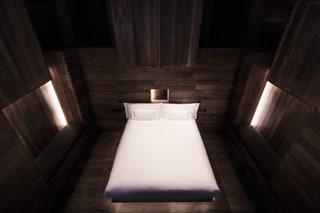 Impress a culturallysavvy date by taking them to spend the night inside an actual work of art. Room by Anthony Gormley...