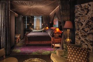 Enter this romantic hideaway through a dimly lit tunnel and find an openair courtyard adorned with cascading plants....