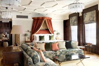 The Jacobean Suite was once the private dining room above Kettners  a French restaurant that was known as a location for...