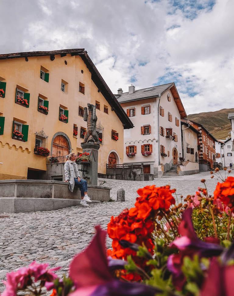 Graubuenden Schweiz Zuoz